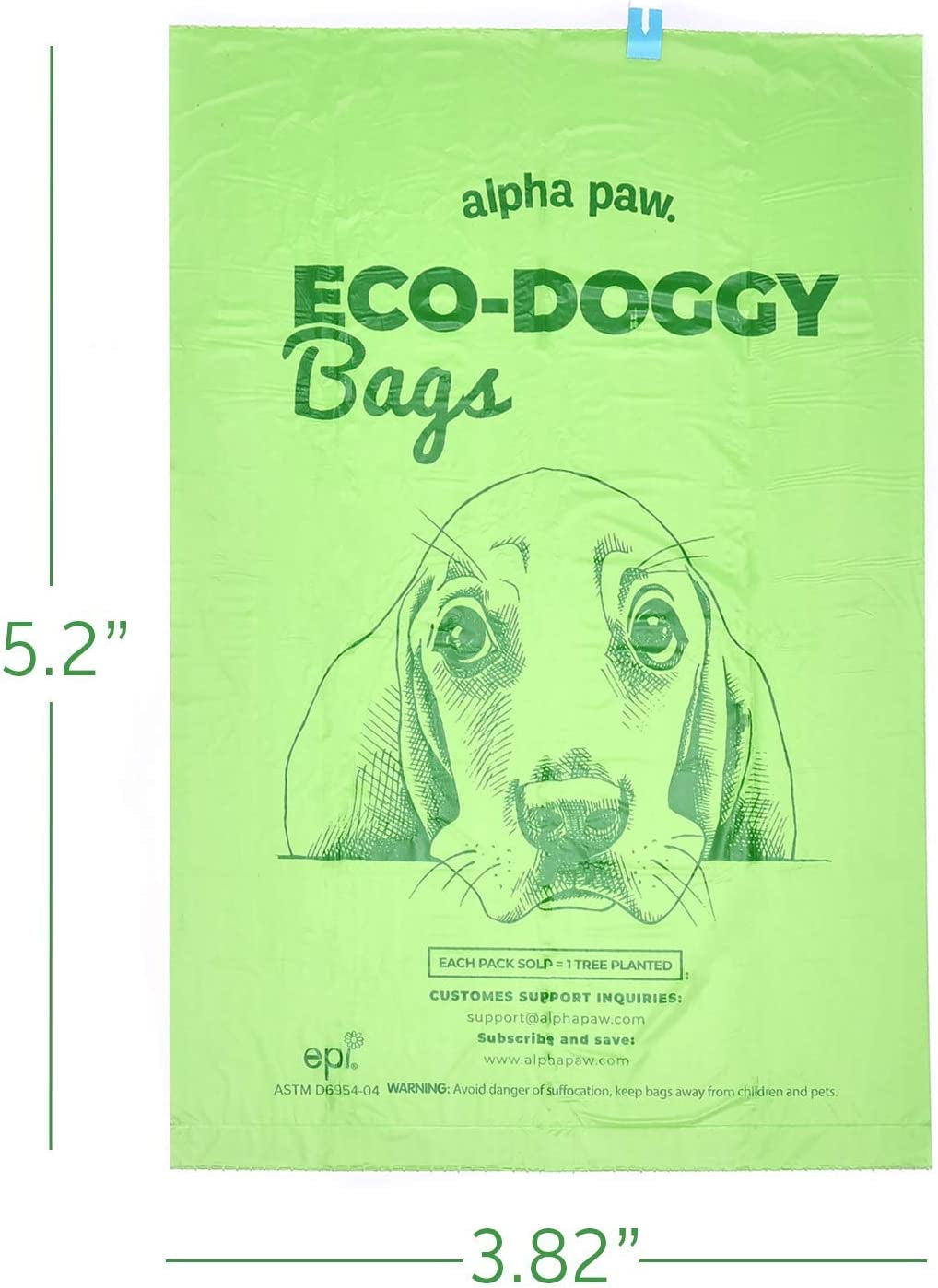 Eco-Doggy Bags(270)- Odor-Blocking, Biodegradable Poop Bags for Dogs - Scented Dog Poop Bags - Lavender-Scented Poop Bags - Compostable Dog Waste Bags