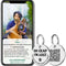 Stainless Steel QR Code Pet ID Tags Dog Tags - Pet Online Profile - Scan QR Receive Instant Pet Location Alert email